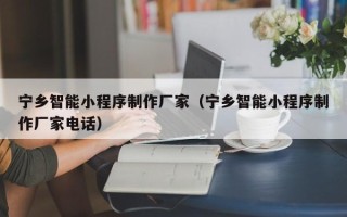 永兴宁乡智能小程序制作厂家（宁乡智能小程序制作厂家电话）